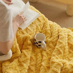 Wool and Fleece Throw Blanket – layered warmth, four sizes